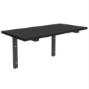 Ver imagem 1 de Prateleira em MDF Com Cantoneira Comac Preto 60 cm