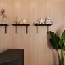 Prateleira em MDF Com Cantoneira Comac Preto 60 cm - 2
