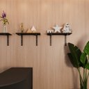 Ver imagem 2 de Prateleira em MDF Com Cantoneira Comac Preto 60 cm