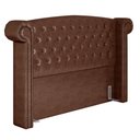 Ver imagem 3 de Cabeceira King 195cm Provença P02 Sintético Camel - Mpozenato