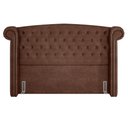 Ver imagem 1 de Cabeceira King 195cm Provença P02 Sintético Camel - Mpozenato
