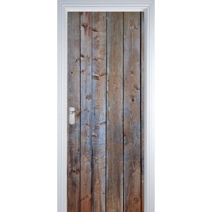 Adesivo de Porta Texturas Madeira Vertical - G 90x210 cm