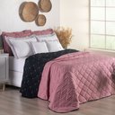 Ver imagem 2 de Kit Cobre Leito Dupla Face Casal Padrão Bordado Renove Hipercal 400 Fios:rosê