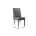 Ver imagem 4 de Conjunto: Mesa Sala Jantar Maldivas Tampo Curvo 180cm+6 Cadeiras Maldivas Madeira Naturale -
