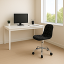 Ver imagem 7 de Kit 2 Cadeira de Escritório Versa Secretária Giratória Preto