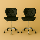 Ver imagem 5 de Kit 2 Cadeira de Escritório Versa Secretária Giratória Preto