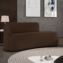 Ver imagem 2 de Sofá 3 Lugares Orgânico 180 Cm Morgan Suede Marrom D03 - D’Rossi