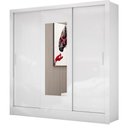 Ver imagem 1 de Guarda-Roupa Casal Dubai 3 Portas com Espelho Carioca Móveis