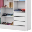 Ver imagem 6 de Guarda-Roupa Casal Dubai 3 Portas com Espelho Carioca Móveis