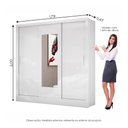 Ver mais imagens de Guarda-Roupa Casal Dubai 3 Portas com Espelho Carioca Móveis