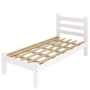 Ver imagem 2 de Cama de Solteiro Rubi Madeira Maciça Resistente Repleta