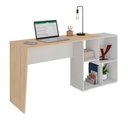 Ver imagem 1 de Mesa Escrivaninha Urban Ii Carvalho/branco - Artany Móveis