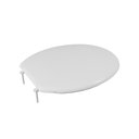 Ver imagem 1 de Assento Sanitário Plástico Astra Taj-as Slim Almofadado Branco