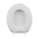 Ver imagem 3 de Assento Sanitário Plástico Astra Taj-as Slim Almofadado Branco