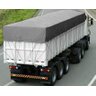 Lona CK600 2,5x2,5m Cinza em Pvc Com Ilhós em Latão Para Caminhão e Transporte Carga 650gr/m² - 1