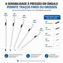 Ver imagem 6 de Caneta Touch Stylus Pencil Ka-0211 com Display Digital LED e 03 Pontas Kapbom