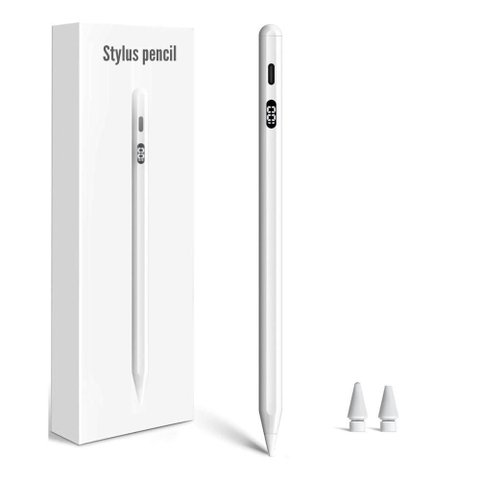 Caneta Touch Stylus Pencil Ka-0211 com Display Digital LED e 03 Pontas Kapbom
