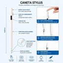 Ver imagem 3 de Caneta Touch Stylus Pencil Ka-0211 com Display Digital LED e 03 Pontas Kapbom
