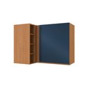 Ver imagem 1 de Armário Aéreo Cozinha Modulado Canto Reto Ciela R647 C/ 1 Porta 98cm Canela/azul - Kappesberg