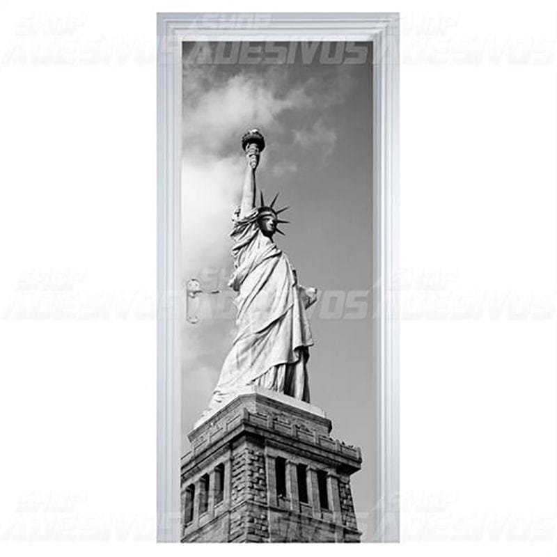 Adesivo de Porta Estátua da Liberdade - P 70x210 cm - 2