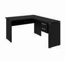 Ver imagem 2 de Mesa de Escritório em L 30mm com Gaveteiro Suspenso e Chave F5 Office Cor:Preto