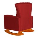 Ver imagem 3 de Poltrona Decorativa Melinda Balanço Vovo Suede Vermelho - Fm