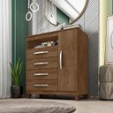 Ver imagem 1 de Cômoda Sapateira Cannes 1 Porta 4 Gavetas - Incorplac