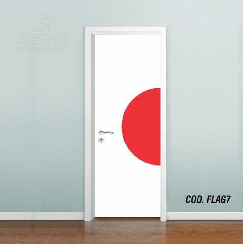 Adesivo De Porta Bandeira Japão - 0,80x2,10m - 1