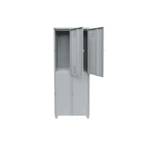 Guarda-volumes 4 Portas Grande | Cinza Zxy