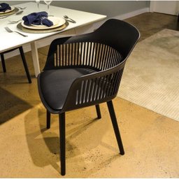 Cadeira Polipropileno Marcela Preto - 2 Cadeira Polipropileno Marcela Preto - 2