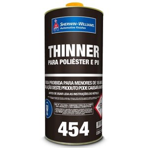 Thinner Pu 454 Solvente Diluente Poliéster Lazzuril 900ml