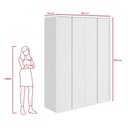 Ver imagem 2 de Guarda Roupa Solteiro 100% Mdf 4 Portas Easy Like Branco