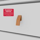 Ver imagem 7 de Guarda Roupa Solteiro 100% Mdf 4 Portas Easy Like Branco