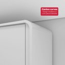 Ver imagem 5 de Guarda Roupa Solteiro 100% Mdf 4 Portas Easy Like Branco