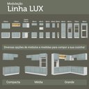 Ver mais imagens de Porta-geladeira 73 Cm 1 Porta Basculante Branco/cinza Lux Madesa