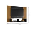 Ver imagem 3 de Painel Sala Navi para Tv até 48 Pol. Preto Fosco/ripado