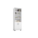 Ver imagem 2 de Kit Escritório com 3 Livreiros Portas Pequenas Office Branco - Fdecor