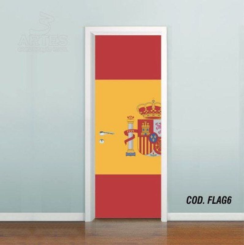Adesivo De Porta Bandeira Espanha - 0,70x2,10m - 1