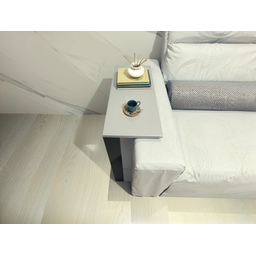 Mesinha Lateral para Sofá Estilo Industrial 100%mdf, Mesa Apoio, Mesa Auxiliar Sofá - 2