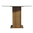 Ver imagem 2 de Mesa de Jantar Redonda Madesa 5325 com Tampo de Vidro Rustic
