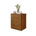 Ver imagem 2 de Mesa de Cabeceira Império 3 Gavetas Benetil Móveis