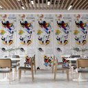 Ver imagem 1 de Papel de Parede Casual Jogador Futebol Americano Gh Papel de Parede 3,0m