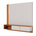 Ver imagem 7 de Painel para TV até 65 Polegadas com LED 2 Portas e 1 Nicho Multimóveis Crcol-PTV034 Off White/
