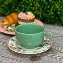 Ver imagem 3 de Xícara de Chá Verde Agua com Pires 200ml