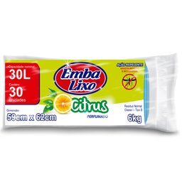 Saco de Lixo Citrus 30L com 30 Unid. Embalixo - 1