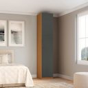 Ver imagem 1 de Guarda-roupa Modulado 1 Porta Prateleiras sem Gavetas 35cm 100% MDF Clean Altezza