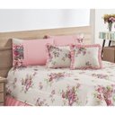 Ver imagem 3 de Kit Cobre Leito La Belle Casal King 07 Peças - Rosa