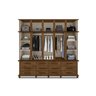 Guarda Roupas Berlim 100% Mdf C/ 10 Portas 12 Gavetas Pés Madeira - Luapa - Malbec/off - 2