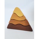 Ver imagem 4 de Blocos de Montar Montanha de Madeira. Pintados. Brinquedo Artesanal e Decoração.