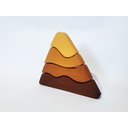 Ver imagem 2 de Blocos de Montar Montanha de Madeira. Pintados. Brinquedo Artesanal e Decoração.